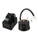 uxcell 冷蔵庫スターターリレー過熱保護装置 冷蔵庫 ptcスターターリレー 22 Ohm 2ピン + コンプレッサー 過負荷 保護装置