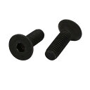uxcell 左手系ボルト フラット皿ヘッド グレード10.9 六角ソケット M8x25mm 2枚入り(4)