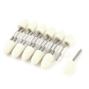 uxcell 研磨ビットフェルト 10x18mm 3mmシャンク 弾丸形 ツール 電気ドリル用 研磨工具(4)