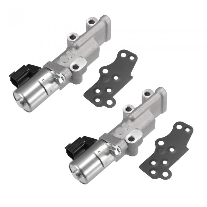 Hihaha No.23796EG20A エンジン可変バルブタイミングVVTソレノイド INFINITIに対応 FX35 2003-2008用 / インナーカーエンジンカムシャフトオイルコントロールバルブ / 耐久性のある金属製 / 2個セット(2)