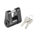 X AUTOHAUX ヒッチピンロック ヒッチロック トレーラーヒッチロック トレーラーヒッチレシーバーピンロックセット 6 mm ブラック 1 セット
