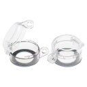 uxcell 壁スイッチ ロックアウトカバーオーブンクッカー キーノブカバー 30mm、2個