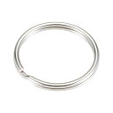 uxcell スプリットキーリング オープンジャンプコネクター ストラップ ジッパー ハンドバッグ用 ニッケルメッキ鉄 30 mm 50個