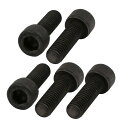 uxcell 六角穴付きボルト 左手ねじボルト M10x30mm 炭素鋼材質 12.9グレード 六角ソケット 5個入リ(4)