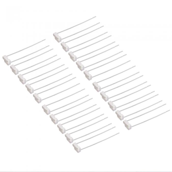 uxcell 電球ソケット AC/DC 12-250V 2A 全長15 cm LEDランプベースホルダー GU5.3 G4 MR16 MR11 GX5.3 ..