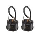 uxcell 冷蔵庫熱過負荷保護装置 1/3HP用250W 冷蔵庫交換部品 2.6x2.8cm 2個入り