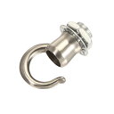 uxcell 合金天井フックフィクスチャアクセサリー 22 mmx28 mm シャンデリア天井ペンダントライトプレート用 ニッケル(3)