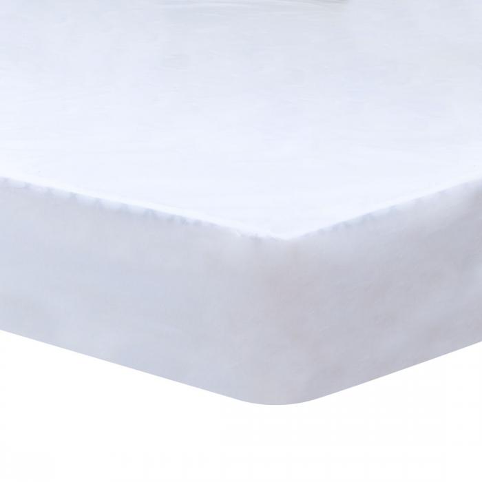 uxcell マットレスプロテク ター 耐水性 マットレスカバーフィットシート ベッドカバー ゴム ゴム付き ホワイト 100x190+35cm