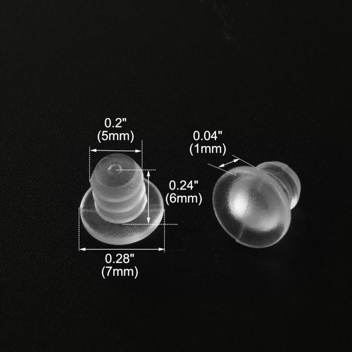 uxcell ステムバンパー 5mm ソフト ステムバンパー グライド パティオ 屋外 家具 ...