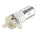 uxcell マイクロウォーターポンプ DC 12V 300mA 1300ml 金属 プラスチック シルバートーン ホワイト ゴム