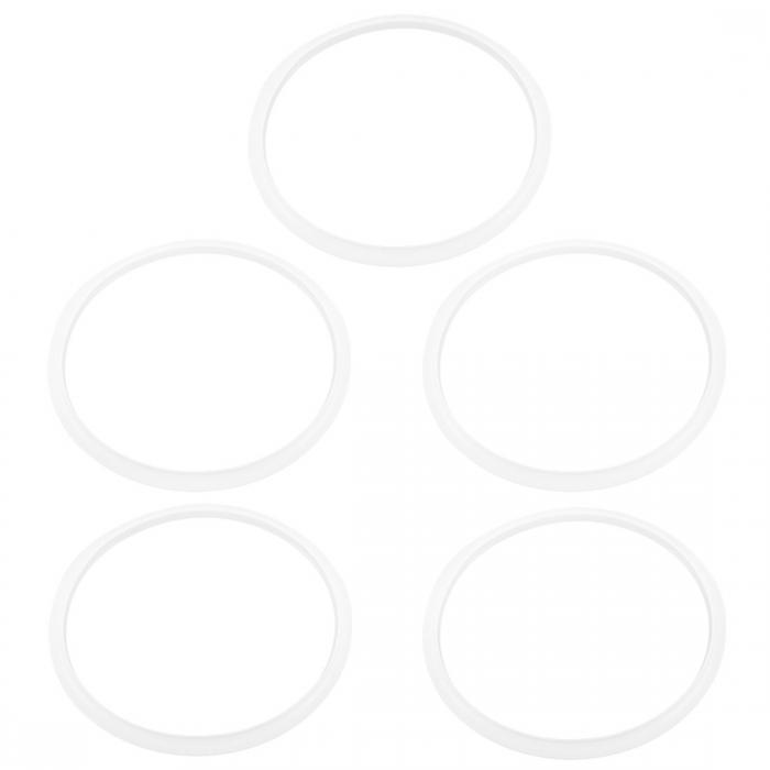 uxcell 圧力鍋 パッキン 圧力鍋専用部品 ゴムパッキン プレッシャークッカーシールリング ラバー素材 ガスケットシール シーリングリング 5個入り