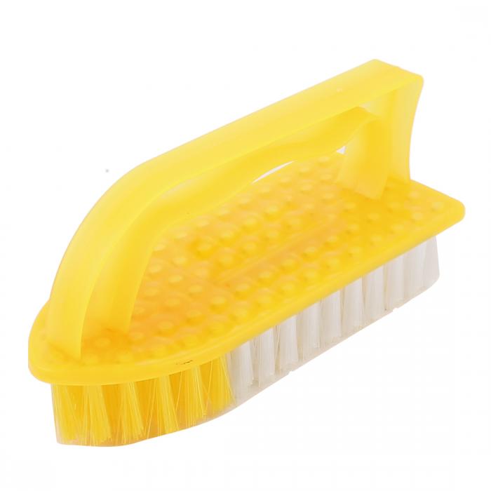 uxcell スクラブブラシ クリーンブラシ イエロー ブリストル 埃除去