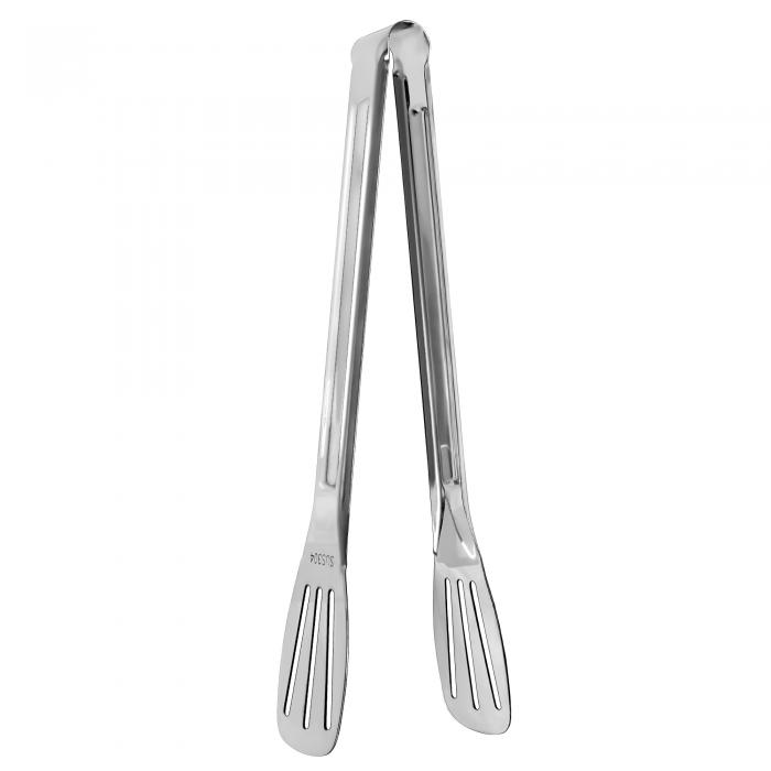 uxcell ステンレス鋼 トング 調理するため キッチン トングノンスティック トングトースター サラダ バーベキュー ふるい水 油を提供 28.5*4.5cm