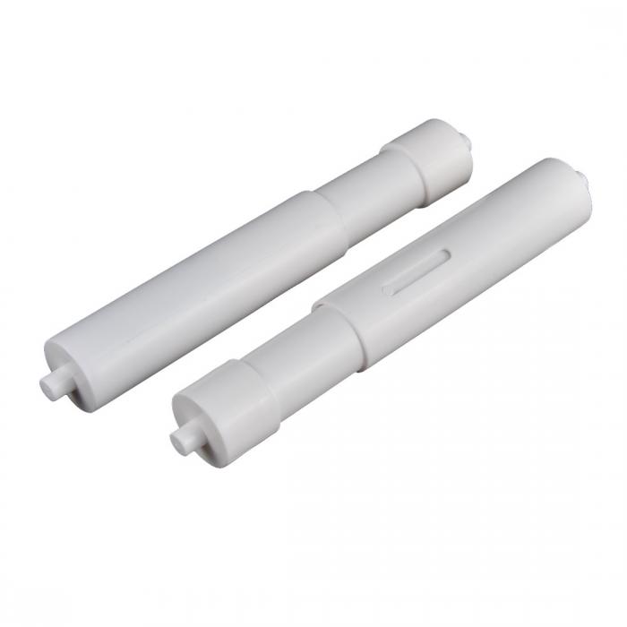 uxcell ペーパーホルダー 家族 ホテル バスルーム トイレペーパー 代替え品ローラー 毛取りクリーナー プラスチック 伸縮可能 2個入り