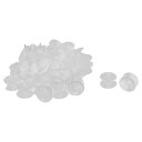 uxcell サクションカップ プラスチック ウォールマウントタイプ ウィンドウマウントスタイル 50個入り