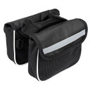 X AUTOHAUX バイクサドルバッグ 16x14x14 cm 自転車フレームバッグツール ポーチパック収納袋 ブラック