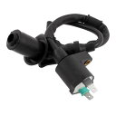 uxcell イグニッションコイル 点火コイル プラスチック製ブラック 修復アクセサリー 50cc 150cc