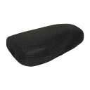 Motoforti 二輪車シートカバーアンチスリップ 3Dメッシュ生地シートクッションカバー 通気性バイクスクーターシートカバークッション ブラック 96x56...