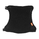 Motoforti 二輪車用シートカバー 通気性 二重層 34x30 cm Lサイズ バイクスクーターシートクッションパッド 3Dメッシュプロテクター ブラック