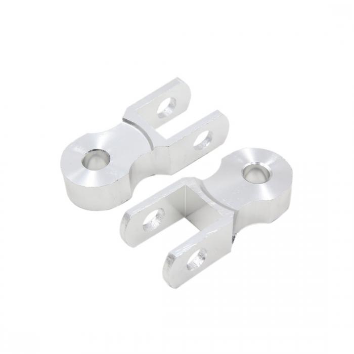 uxcell オートバイ ショックアブソーバ エクステンダー ライザー 銀色調 ショックアブソーバの高さ拡張..