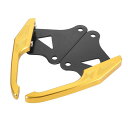 Motoforti オートバイ後部座席ピリオンパッセンジャーグラブレールバー ハンドルアームレストトリム ゴールドトーン Hondaに対応 MSX125 M3に...