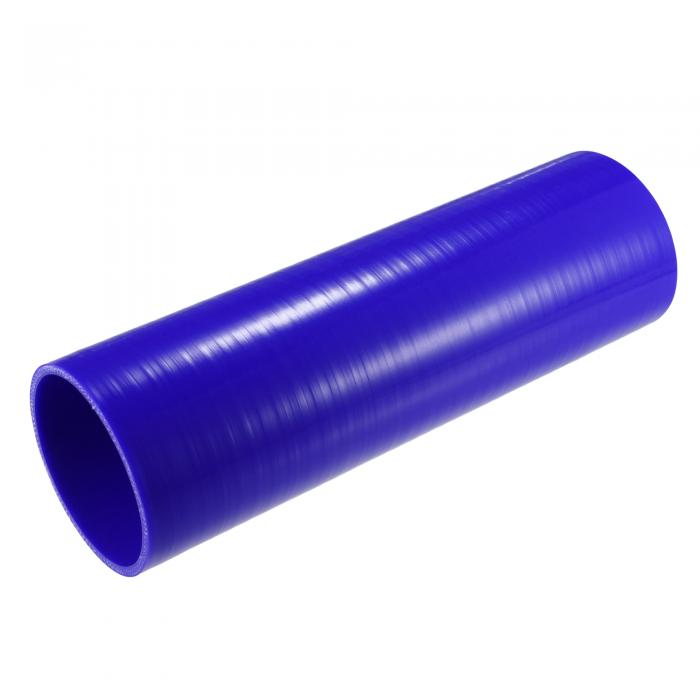 Hihaha シリコンホース シリコンパイプ ラジエーターホース シリカゲルホース / 汎用 排気 耐熱 耐寒 / 4層 内径8.9cm 外径9.9cm 長さ30.5cm 青 1個