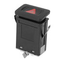 X AUTOHAUX 警告灯スイッチ プラスチック製 ブラック フォルクスワーゲン用ジェッタ用1999-2005 1J0953235J