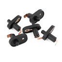 uxcell 車用品 ドアライトスイッチ 金属 プラスチック ゴム ブラック 6 . 5×4×3 cm