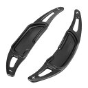 X AUTOHAUX ステアリングホイールシフトパドル シフターエクステンションカバー アルミニウム合金 ブラック Mercedesに対応-Benzに対応 AM...