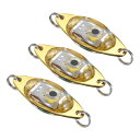 PATIKIL LEDフィッシングルアーライト 3個セット ディープドロップフィッシングライト 水中釣りライト 光る餌フラッシャートローリングルアー 赤色