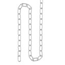 uxcell プルーフコイルチェーン リンクチェーン 77Lbs耐荷重 亜鉛メッキ 316ステンレス鋼 洋服掛けガードレール用 1 M 1.97 mm厚さ