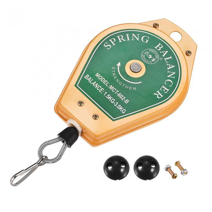 uxcell スプリングバランサー 調整可能 ツールホルダー吊り下げ装置 1.5-3kg 組立ライン ...