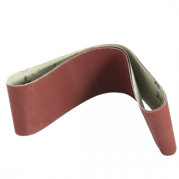 uxcell 酸化アルミニウムサンディングベルト サンドベルト 240グリット 研磨ベルト ブラウン 2本入り