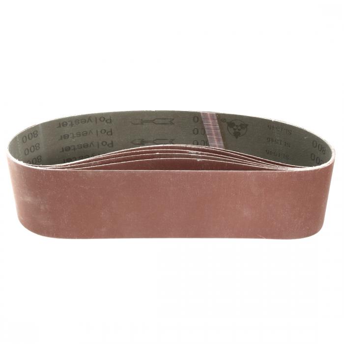 uxcell 研磨ベルト 酸化アルミニウムサンディングベルト サンドベルト 800グリット 木製 アルミニウム 6本入り