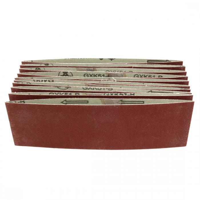 uxcell サンディングベルト サンディング砥粒 サンドペーパー 76×457mm 400グリット 10個入り