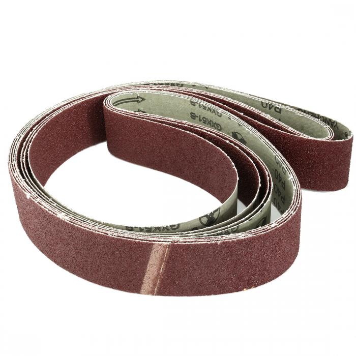 uxcell 酸化アルミニウムサンディングベルト サンドペーパー 51 x 1829mm 40グリット 4個入り