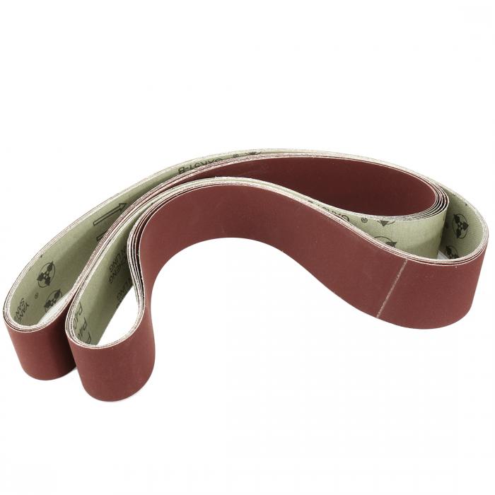 uxcell 酸化アルミニウムサンディングベルト サンドペーパー 51 x 1829mm 400グリット 6個入り