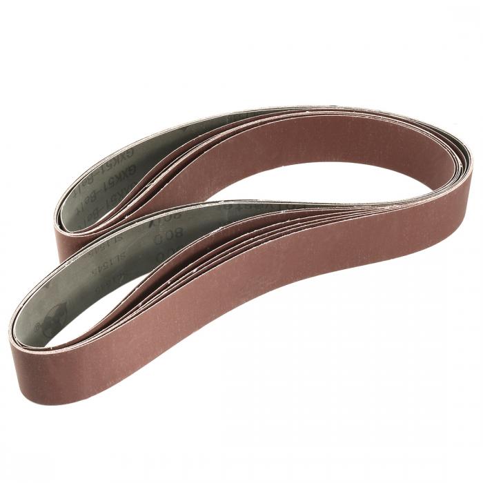 uxcell 酸化アルミニウムサンディングベルト サンドペーパー 51 x 1829mm 800グリット 6個入り