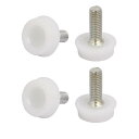 uxcell レベリングフット テーブルデスクグライドレッグパッド アンチスリップ M8x20mm 4個入り