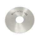 uxcell シルバートン HSS 60 x 0.4 x 16mm 72T 鋸刃 スリットソー