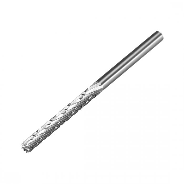 uxcell ロータリーバリ HSSバリ 金属研磨彫刻ドリル シャンク3mm ヘッド径3mm DIY木工用