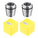 uxcell ER40スプリングコレット チャック CNC彫刻機旋盤フライス盤用 25 mm 2個(4)