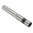 uxcell 中空紙ドリル シルバー 10mmx75mm ストレートシャンク 穴掘りドリルビットセット