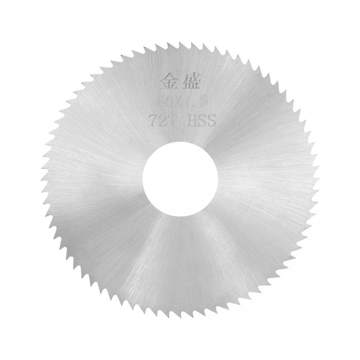 uxcell Circular Saw Blades 60x16x1.5mm 72 Teeth HSS Disc Cutting Blade for Wood Metal