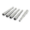 uxcell ソケットビット 六角 スパナ ナット ドライバ ビット クロムバナジウム 5個入り 6.35mm シャンク 5.5mm