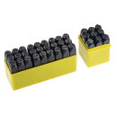 uxcell 番号と文字のスタンプセット A-Z & 0-9 パンチプレスツール 金属プラスチックウッドレザー用 12.5 mm