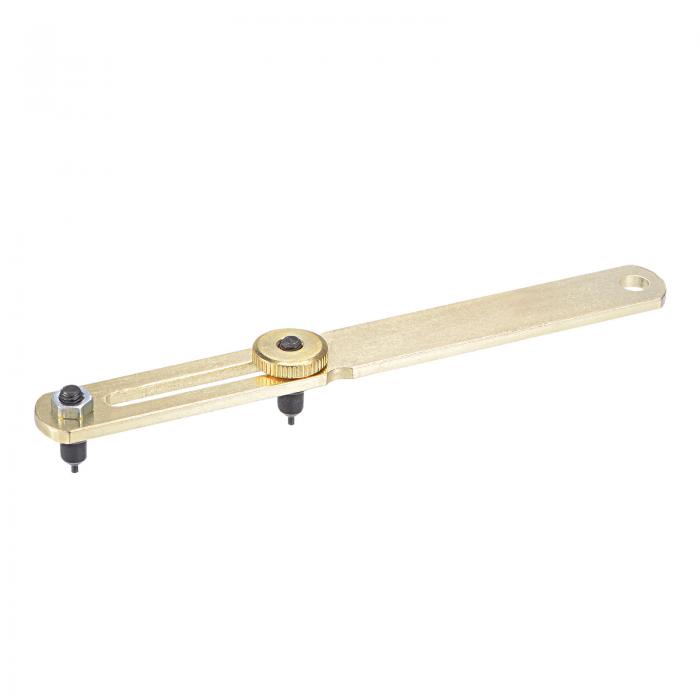 uxcell ウォッチバックカバーレンチオープナー 調節可能なケースリムーバーツール クロム鋼時計修理用 ブラス