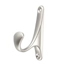 uxcell 装飾カーテンカーテンホールドバック 壁掛けフック ウィンドウ用 ニッケルメッキ 87mm x 23 mm x 47mm 2個入り