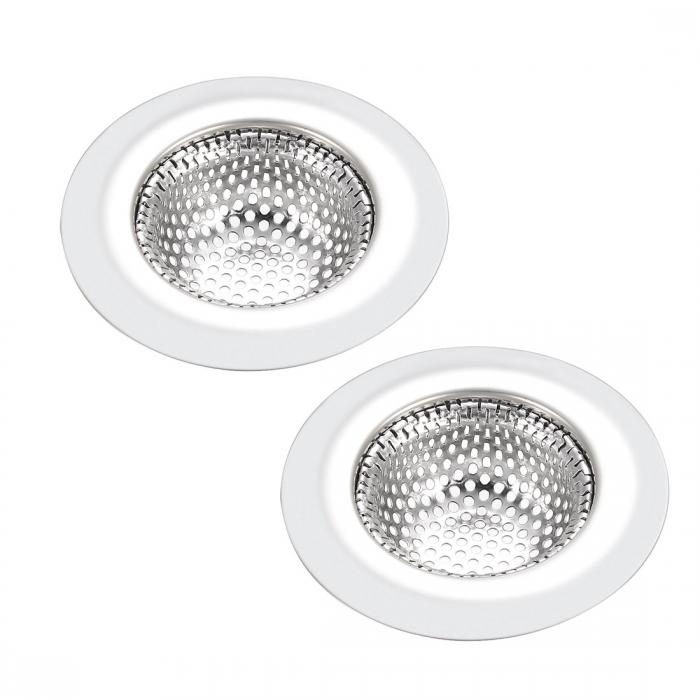 uxcell キッチンシンクガベージストレーナー シンク廃棄ストッパー ふるいドレイン 目詰まり防止 ステ..