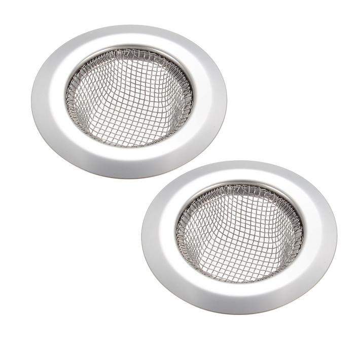 uxcell キッチンシンクガベージストレーナー シンク廃棄ストッパー ふるいドレイン 目詰まり防止 ステ..